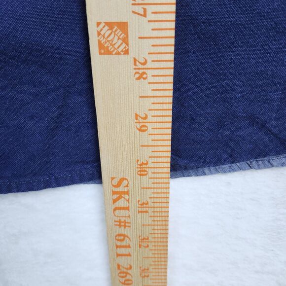 Rock & Republic Shirt Blue Two Tone Short Sleeve Button Up Size XL Front Pockets - Picture 5 of 8